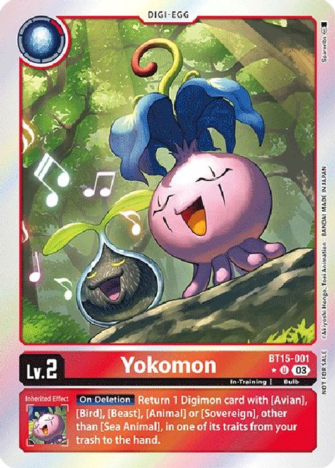 Yokomon BT15-001 [ Inglese / Giapponese ]