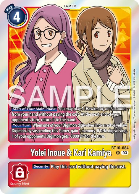 Yolei Inoue & Kari Kamiya BT16-084 [ Inglese / Giapponese ]