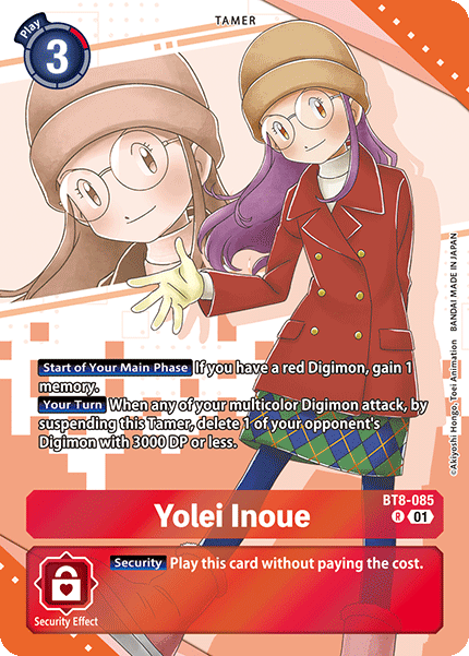 Yolei Inoue BT8-085 [ Inglese / Giapponese ]