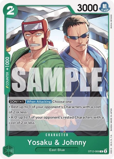 Yosaku & Johnny ST12-006 [ Inglese / Giapponese / Francese / Cinese Semplificato ]