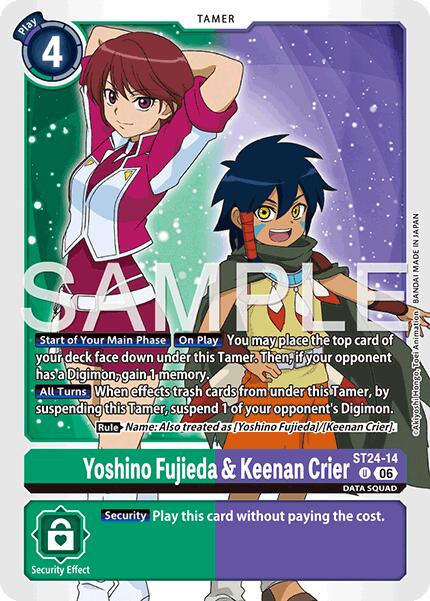 Yoshino Fujieda & Keenan Crier ST24-14 [ Inglese / Giapponese ]
