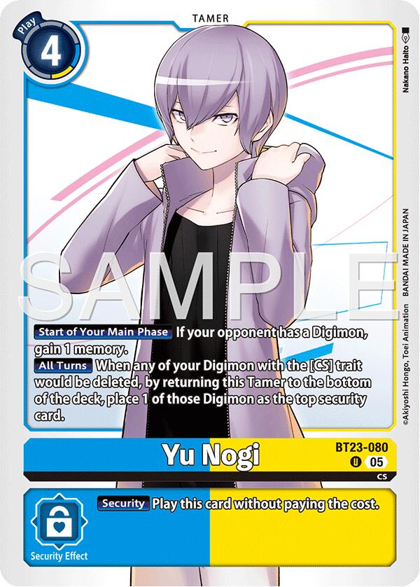 Yu Nogi BT23-080 [ Inglese / Giapponese ]