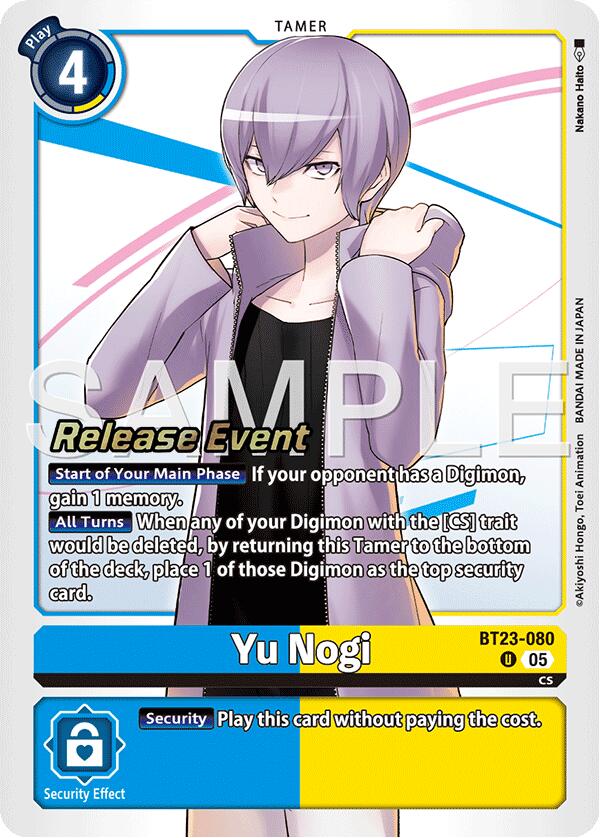 Yu Nogi BT23-080 [ Inglese / Giapponese ]