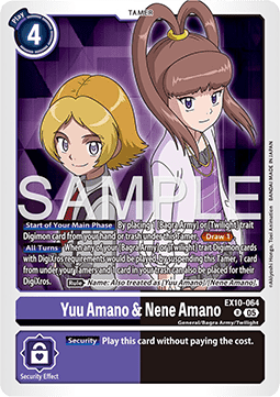 Yuu Amano & Nene Amano EX10-064 [ Inglese / Giapponese ]
