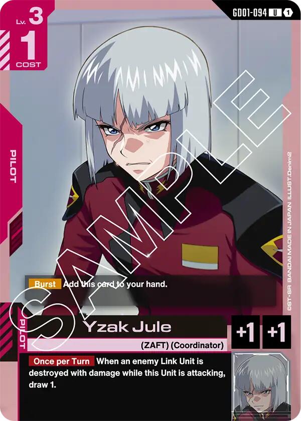Yzak Jule GD01-094 [ Inglese / Giapponese ]