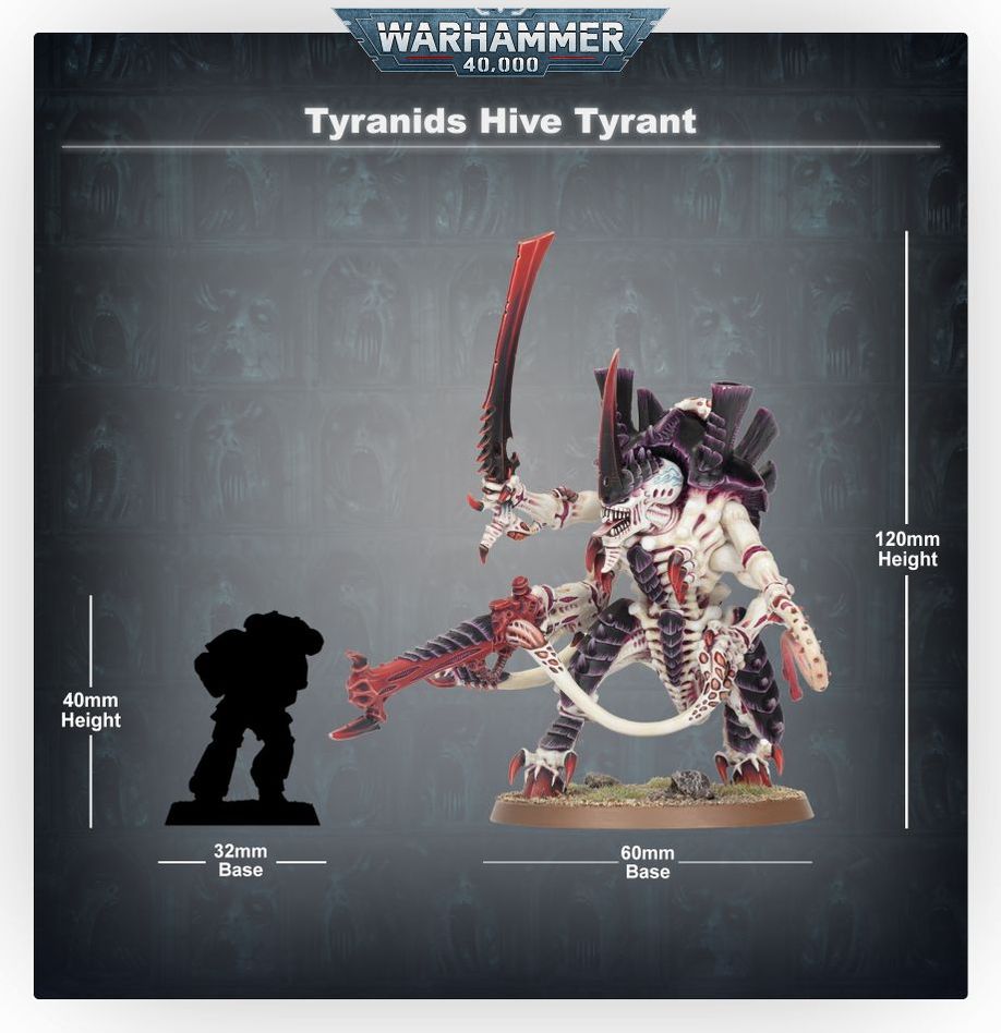 Warhammer 40 Tiranidi: Hive Tyrant - Tyranids - Tiranno dell'Alveare