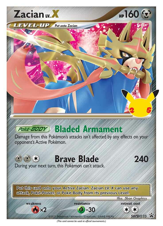Zacian - SPSC Promo 135 [ Italiano / Inglese ]