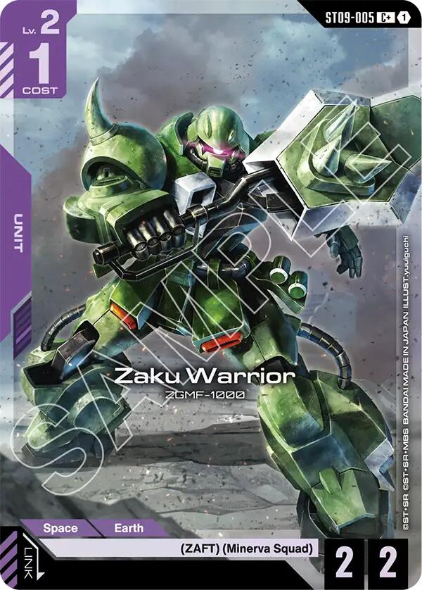 Zaku Warrior ST09-005 [ Inglese / Giapponese ]