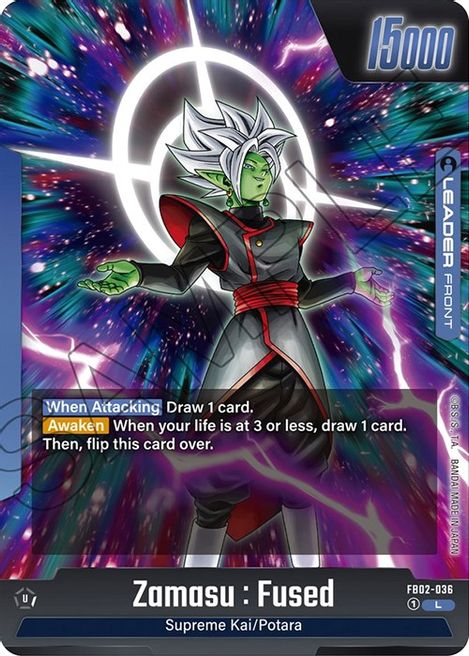 Zamasu : Fused FB02-036 [ Inglese / Giapponese ]
