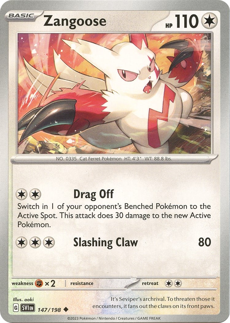 Zangoose - Scarlatto e Violetto 147/198 [ Italiano ]