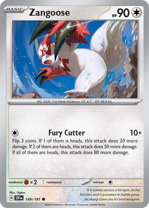 Zangoose - Scintille Folgoranti 149/191 [ Italiano ]