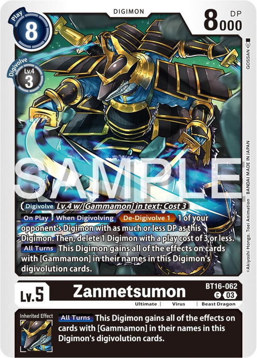 Zanmetsumon BT16-062 [ Inglese / Giapponese ]
