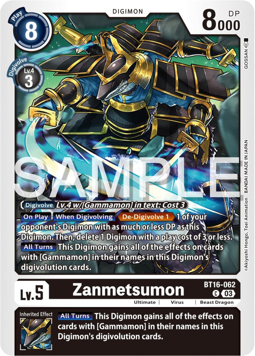 Zanmetsumon BT16-062 [ Inglese / Giapponese ]