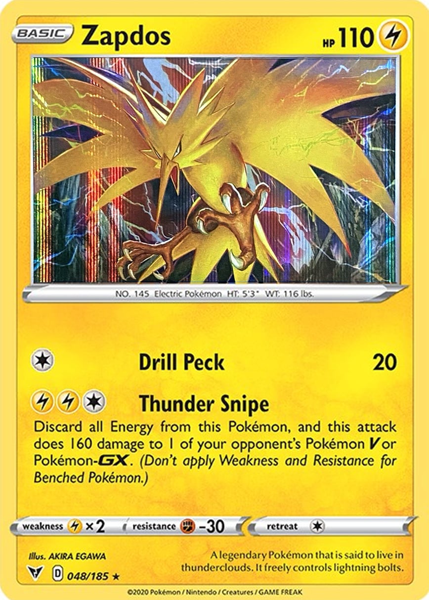 Zapdos - Voltaggio Sfolgorante 048/185 [ Italiano / Inglese ]