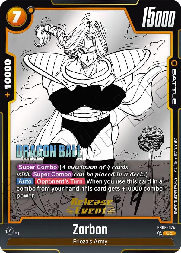 Zarbon FB05-074 [ Inglese / Giapponese ]