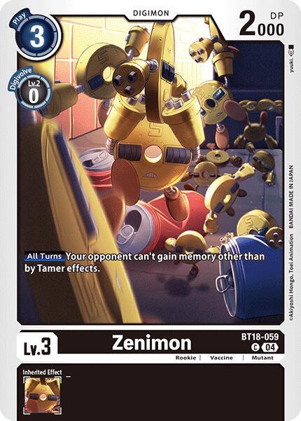 Zenimon BT18-059 [ Inglese / Giapponese ]