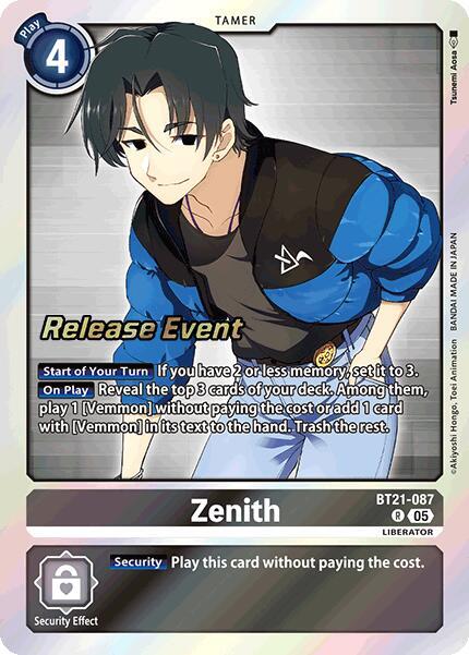 Zenith BT21-087 [ Inglese / Giapponese ]
