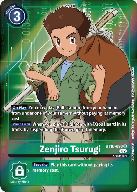 Zenjiro Tsurugi BT10-090 [ Inglese / Giapponese ]