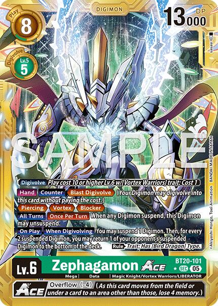 Zephagamon ACE BT20-101 [ Inglese / Giapponese ]