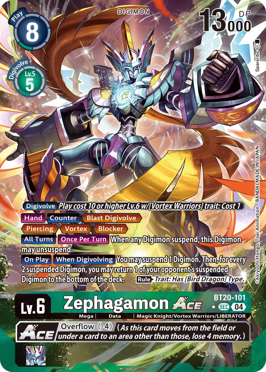 Zephagamon ACE BT20-101 [ Inglese / Giapponese ]