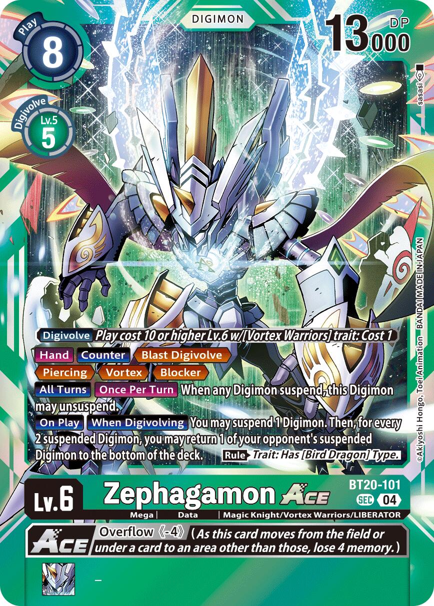 Zephagamon ACE BT20-101 [ Inglese / Giapponese ]