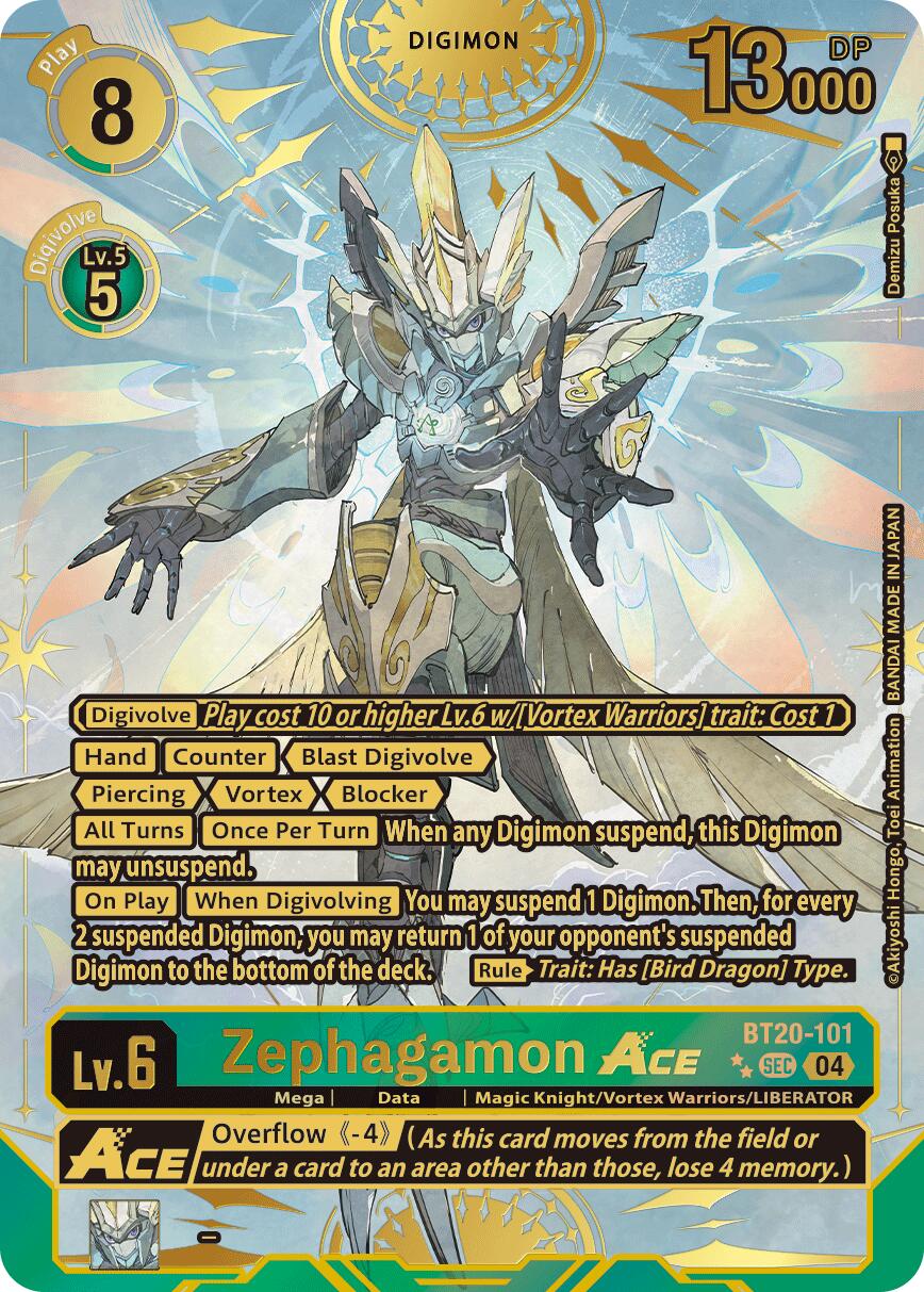 Zephagamon ACE BT20-101 [ Inglese / Giapponese ]