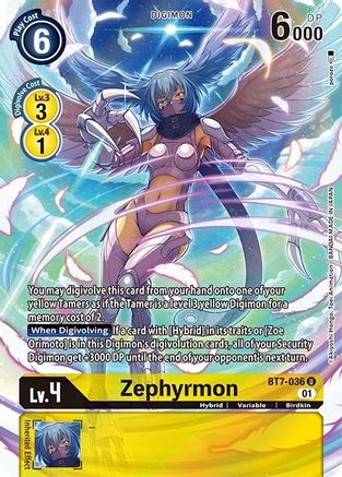 Zephyrmon BT7-036 [ Inglese / Giapponese ]