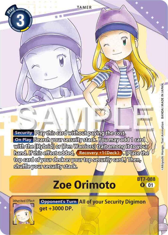 Zoe Orimoto BT7-088 [ Inglese / Giapponese ]