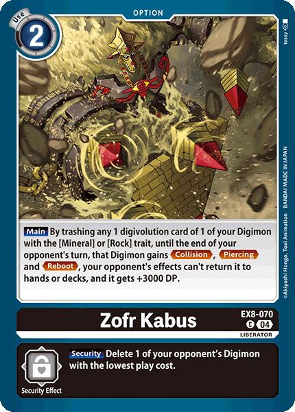 Zofr Kabus EX8-070 [ Inglese / Giapponese ]