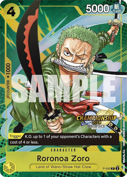 Zoro P-042 [ Inglese / Giapponese / Francese / Cinese Semplificato ]