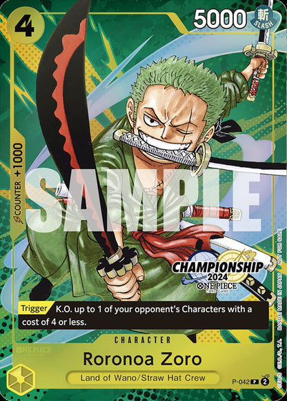 Zoro P-042 [ Inglese / Giapponese / Francese / Cinese Semplificato ]