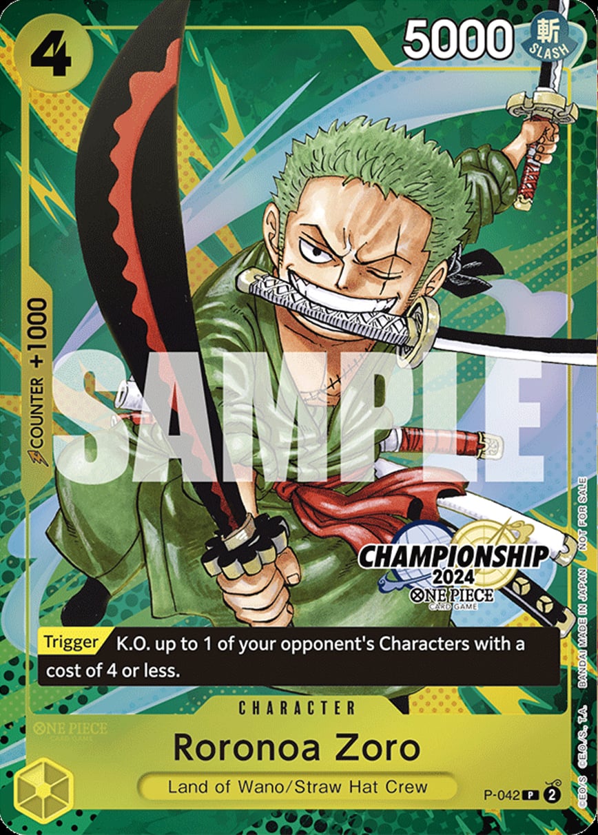 Zoro P-042 [ Inglese / Giapponese / Francese / Cinese Semplificato ]