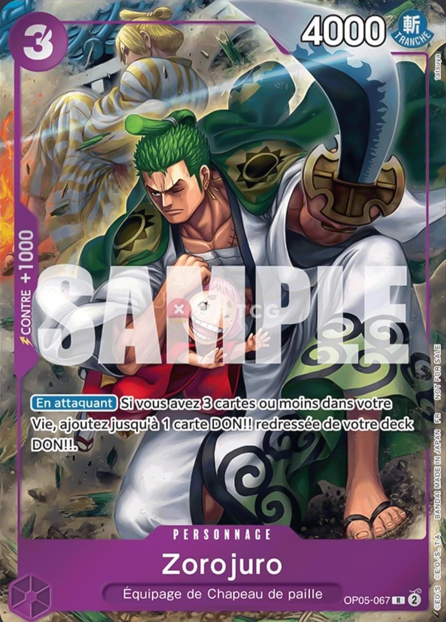 Zoro-Juurou OP05-067 [ Inglese / Giapponese / Francese / Cinese Semplificato ]