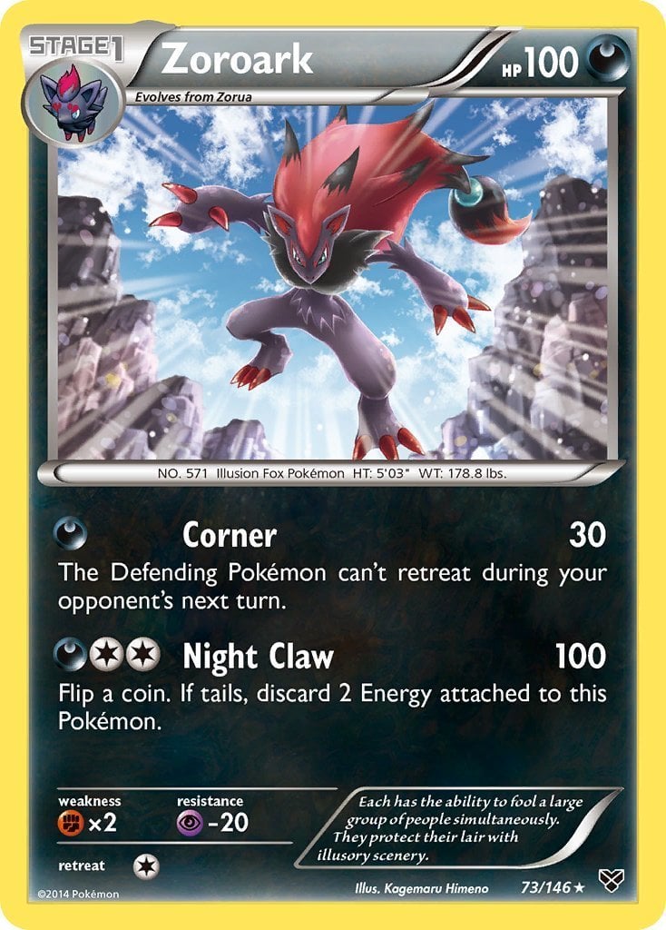 Zoroark - XY 073/146 [ Italiano / Inglese ]