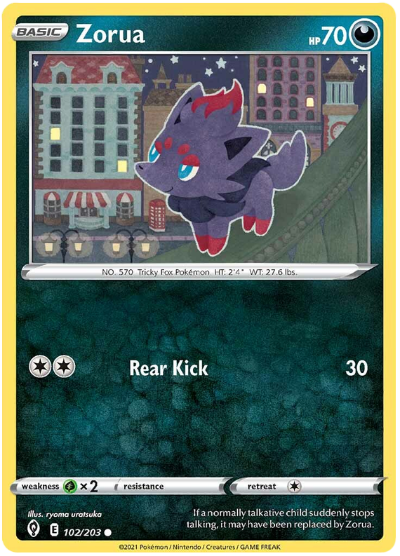 Zorua - Evoluzioni Eteree 102/203 [ Italiano / Inglese ]