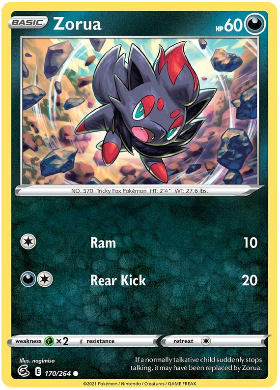 Zorua - Colpo Fusione 170/264 [ Italiano / Inglese ]