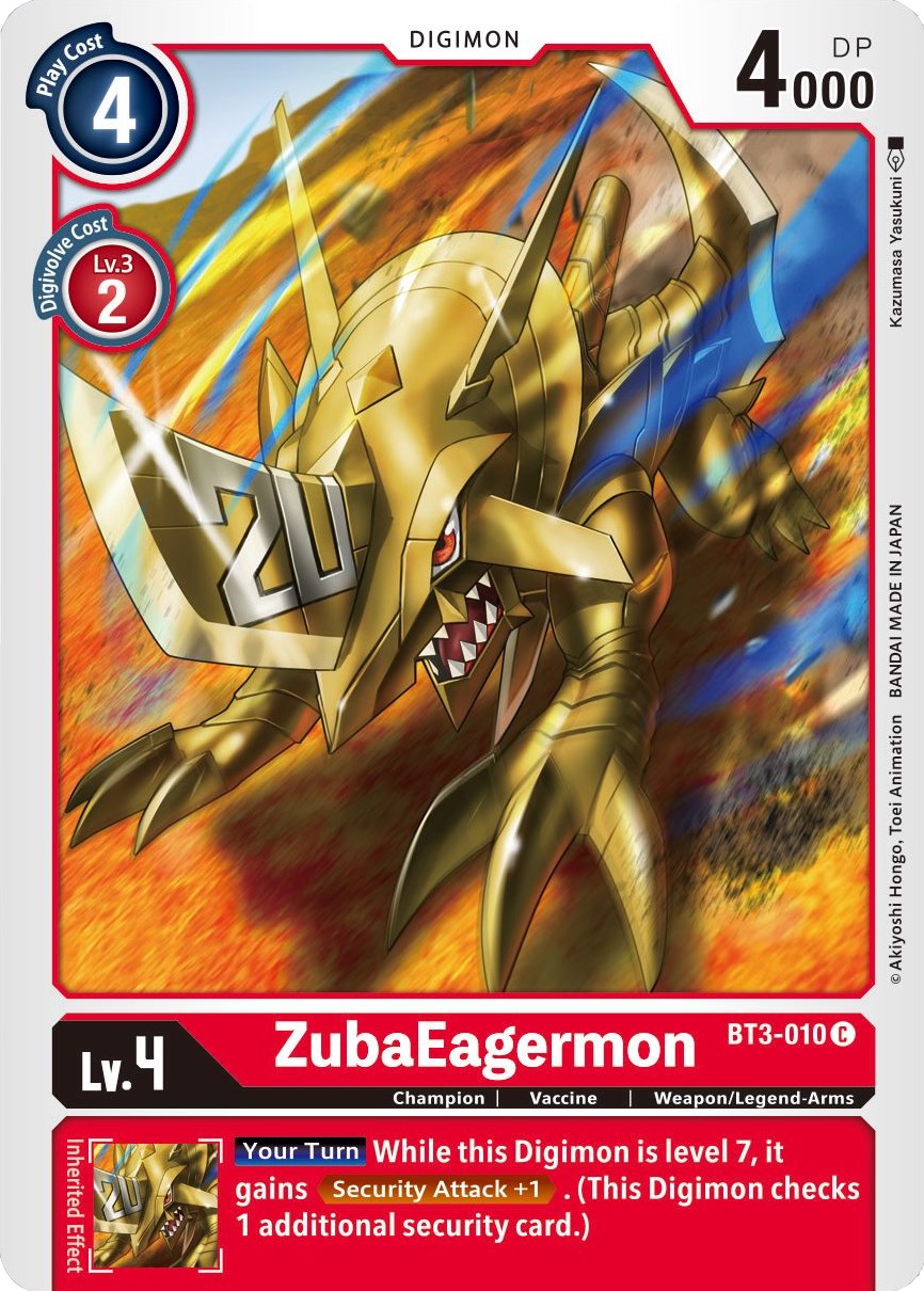 ZubaEagermon BT3-010 [ Inglese / Giapponese ]