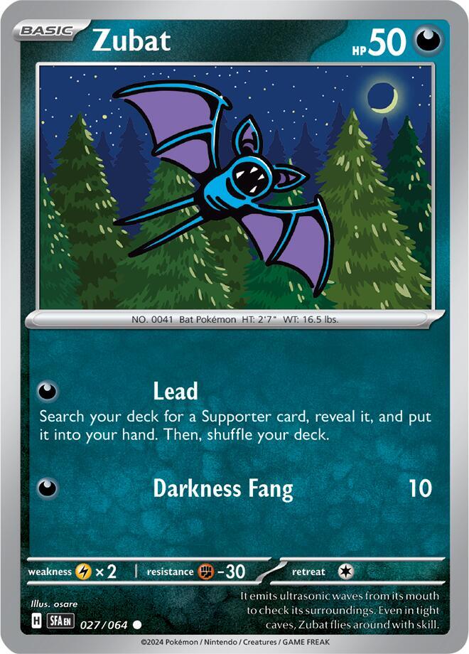 Zubat - Segreto Fiabesco 027/064 [ Italiano / Inglese ]