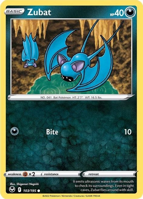 Zubat - Tempesta Argentata 103/195 [ Italiano ]