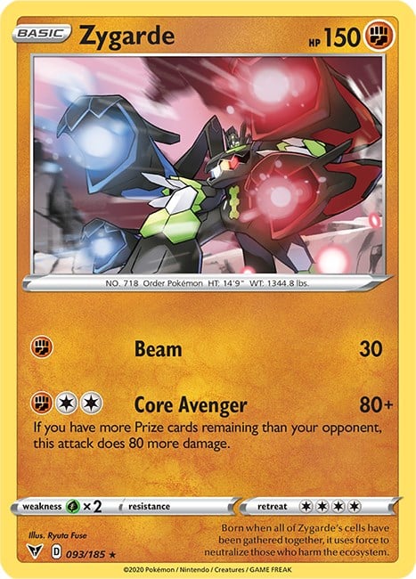 Zygarde - Voltaggio Sfolgorante 093/185 [ Italiano / Inglese ]