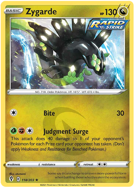 Zygarde - Evoluzioni Eteree 118/203 [ Italiano / Inglese ]